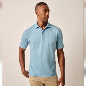 Johnnie-O, Original 4-Button Polo - Coastal Wash, Color Malibu, Size Large